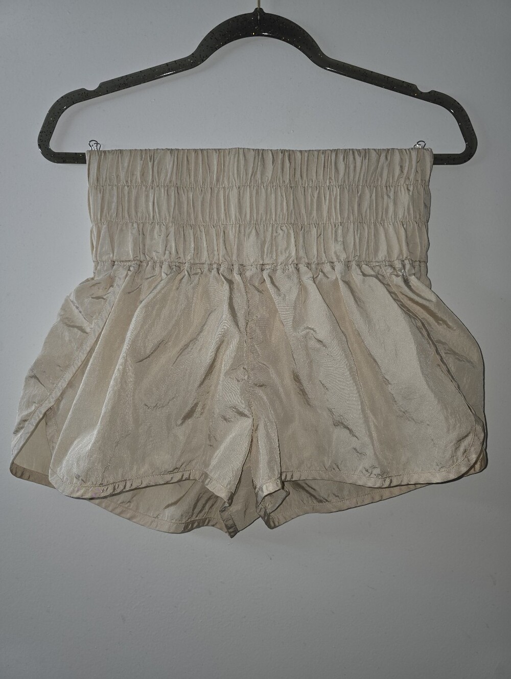 Free People FP Movement The Way Home Shorts In Champagne Size M